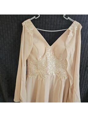 No Brand Women's Pink and Cream Dress